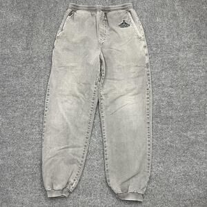 Crazy Shirts Crater Dyed Pants Mens Medium Gray Jogger Sweatpants Cotton